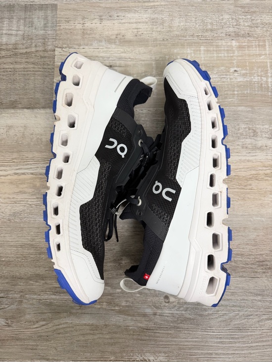 ON Cloudultra 2 Men’s Trail Running Shoes \'Black White Blue\', size 11.5 like NEW main image 5